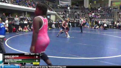 112 lbs Quarterfinal - Harlo Wilcox, Millard South vs Quinten Maguire, The Best Wrestler