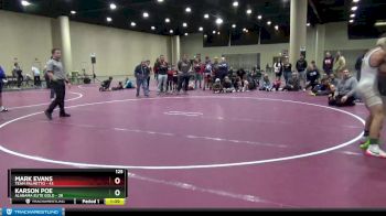 125 lbs Round 5 (6 Team) - Karson Poe, Alabama Elite Gold vs Mark Evans, Team Palmetto