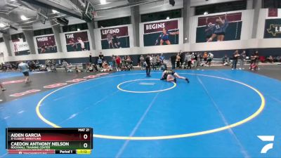 165 lbs 2nd Place Match - Caedon Anthony Nelson, Rockwall Training Center vs Aiden Garcia, X-CLUSIVE Wrestling