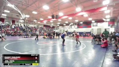 190 lbs Champ. Round 3 - Danny Esquivez, Imperial High School vs Joel Maya, Montgomery