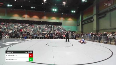 165 lbs Consi Of 8 #1 - Kaden Bennie, Layton vs Micah Porter, Gilroy