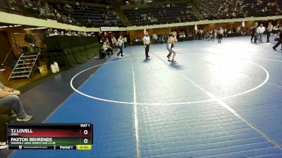 125 lbs Cons. Round 3 - Paxton Behrends, Waverly Area Wrestling Club vs Tj Lovell, Iowa