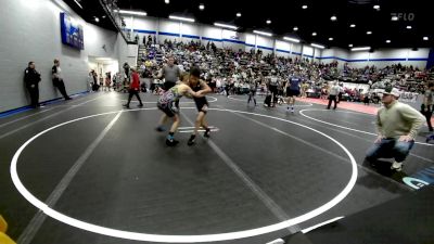 70 lbs Quarterfinal - Oliver Thomas, Mustang Bronco Wrestling Club vs Easton Rounds, Noble Takedown Club