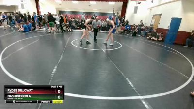 145 lbs Cons. Round 3 - Nash Piekkola, Mountain View vs Ryder Dilloway, Sheridan