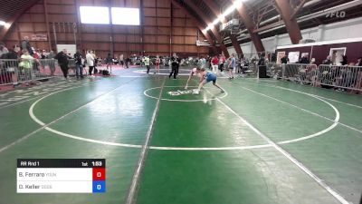 105 kg Rr Rnd 1 - Bennett Ferraro, Young Guns vs Declan Keller, Dodge City Wrestling Academy