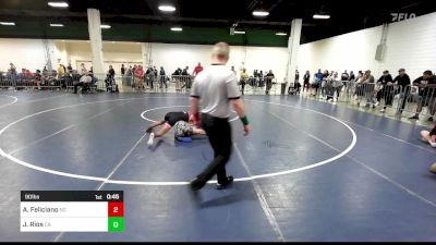 90 lbs Consi Of 16 #1 - Jorge Rios, CA vs Adrian Feliciano, NC