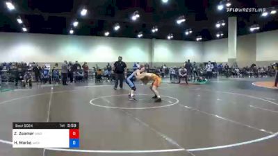 65 kg Prelims - Zack Zeamer, Unattached vs Hunter Marko, Jackrabbit Wrestling Club