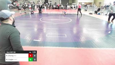 57 lbs Rr Rnd 1 - Nathan Chung, Red Nose WC vs Maya Engle, Neshaminy Youth Wrestling