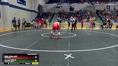 133 lbs Quarterfinal - Elijah Boyd, Belmont Abbey vs Ben Guilliam, Newberry