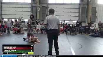 68 lbs Round 1 (8 Team) - Dakota Sandy, Mat Assassins vs Jacob Naylor, Warhawks Black