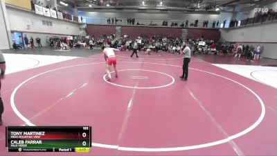 165 lbs Semifinal - Caleb Farrar, Palo Verde vs Tony Martinez, Mesa Mountain View