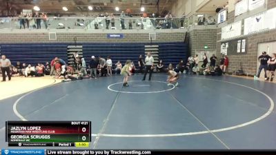 85/95 Round 3 - Jazlyn Lopez, Mountain Man Wrestling Club vs Georgia Scruggs, Homedale WC