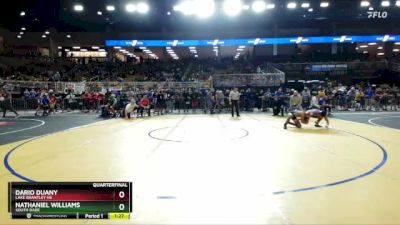 3A 126 lbs Quarterfinal - Dario Duany, Lake Brantley Hs vs Nathaniel Williams, South Dade