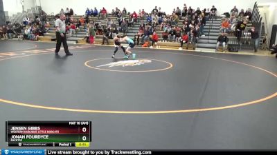 B-5 lbs Semifinal - Jensen Gibbs, Western Dubuque Little Bobcats vs Jonah Fourdyce, Pack732