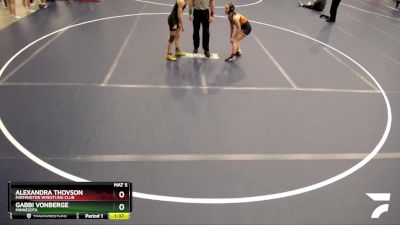 1st Place Match - Gabbi VonBerge, Minnesota vs Alexandra Thovson, Farmington Wrestling Club