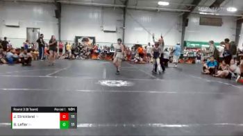 80 lbs Round 3 (8 Team) - Brandon Lefler, Steel Valley Renegades vs Jake Strickland, Team Palmetto