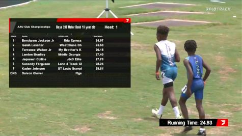 Youth Girls' 200m, Finals 1 - Age 11