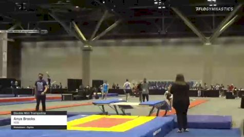 Anya Brooks - Double Mini Trampoline, NSB - 2021 USA Gymnastics Championships