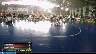 67 lbs Cons. Round 4 - Keller Green, Upper Valley Aces Wresstling vs Landyn Stills, Gold Rush Wrestling