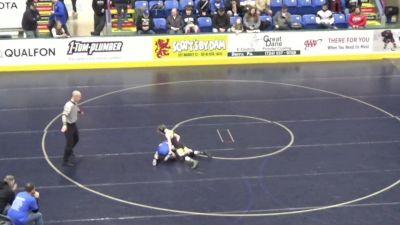 82 lbs Consi Of 32 #1 - Karl Falk, Fort LeBoeuf vs Ben Kinney, Butler