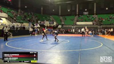 152 lbs Cons. Round 3 - Brad Cummings, Spain Park Hs vs Luis Melendez, Tuscaloosa County