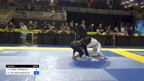 KENNEDY PAIGE FRANKLIN vs GABRIELA DE FARIA MATOS BARRETO 2024 Pan Jiu Jitsu IBJJF Championship