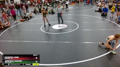 85 lbs Round 1 (3 Team) - Jackson Lowe, Eastside vs Jeremiah Hagood, Team Tiger