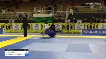 HUTHAYFAH PENNEY vs MALACHI JAMES C. EDMOND 2021 Pan Jiu-Jitsu IBJJF Championship