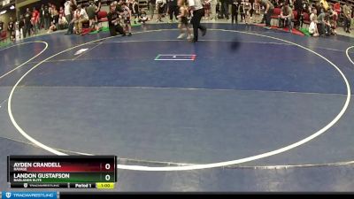 50 lbs Cons. Round 3 - Landon Gustafson, Badlands Elite vs Ayden Crandell, Ravage