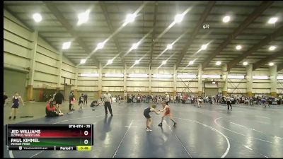 75 lbs 3rd Place Match - Jed Williams, Olympus Wrestling vs Paul Kimmel, Payson Pride