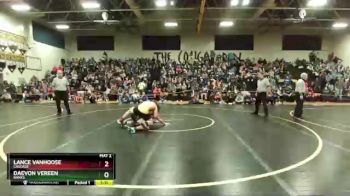 182 lbs 1st Place Match - Lance VanHoose, Cascade vs Daevon Vereen, Banks