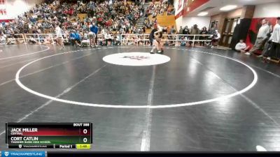 195 lbs Quarterfinal - Cort Catlin, Thunder Basin High School vs Jack Miller, Central