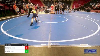 45-50 lbs Rr Rnd 2 - Kyng Walker, HURRICANE WRESTLING ACADEMY vs Remmi Schwahn, Chandler Takedown Club