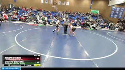 150 lbs Champ. Round 2 - Jordan Coxson, Champions Wrestling Club vs Shepard Stephens, Sanderson Wrestling Academy