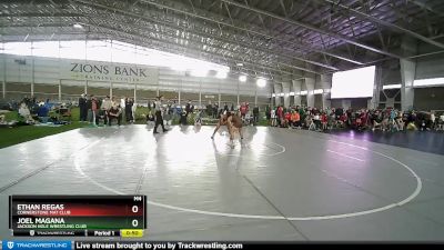 130 lbs Cons. Round 3 - Joel Magana, Jackson Hole Wrestling Club vs Ethan Regas, Cornerstone Mat Club