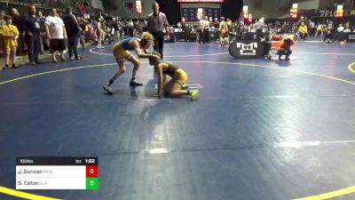 100 lbs Consy 3 - Josh Duncan, Ringgold vs Sam Caton, Slippery Rock