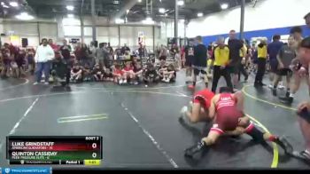 125 lbs Quarterfinals (8 Team) - Quinton Cassiday, Peer Pressure Elite vs Luke Grindstaff, American Gladiators