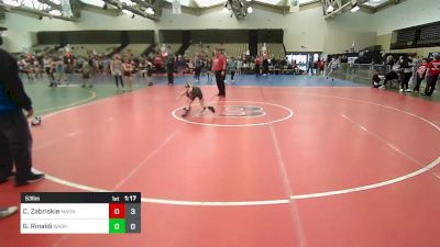 53 lbs Rr Rnd 6 - Cole Zabriskie, Mat Assassins vs Geo Rinaldi, Washington Twp