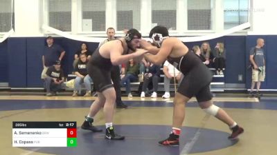 285 lbs Quarterfinal - Alex Semenenko, Brown vs Hayden Copass, Purdue