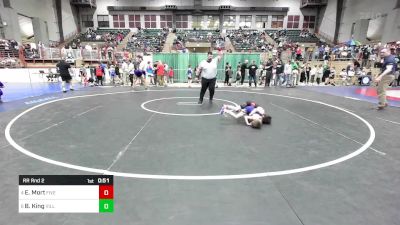 52 lbs Rr Rnd 2 - Easton Mort, Five Star Savannah Wrestling vs Bryson King, Villa Rica Youth Wrestling