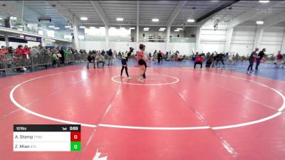 101 lbs Consi Of 8 #2 - Annabelle Stamp, Tyngsborough vs Zakiya Mian, BTS Providence