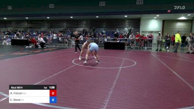 112 lbs Semifinal - Anaya Falcon, CA vs Clare Booe, PA