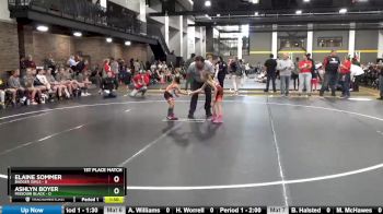 46 lbs Finals (2 Team) - Elaine Sommer, Badger Girls vs Ashlyn Boyer, Missouri Black