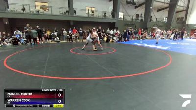 126 lbs Cons. Round 5 - Manuel Martir, CA vs Warren Cook, OR