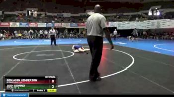 132 lbs Sat 2 - Benjamin Henderson, Hempfield HS vs Josh Domino, Skyline HS