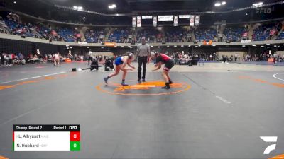 145 lbs Champ. Round 2 - Lotus Alhyasat, Maine South vs Nikki Hubbard, Hoffman Estates