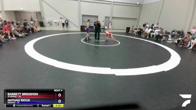 106 lbs Round 1 (8 Team) - Barrett Bridgmon, Alabama vs Nathan Rioux, Indiana