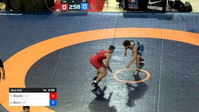 97 kg 3rd Place - Tyler Bagoly, Clarion Wrestling Club vs Jake Boyd, Unattached