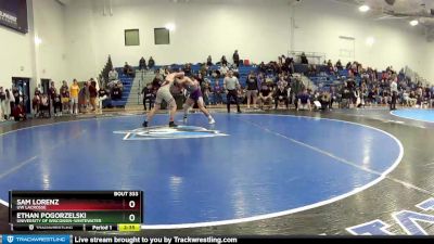 141 lbs Semifinal - Sam Lorenz, UW Lacrosse vs Ethan Pogorzelski, University Of Wisconsin-Whitewater