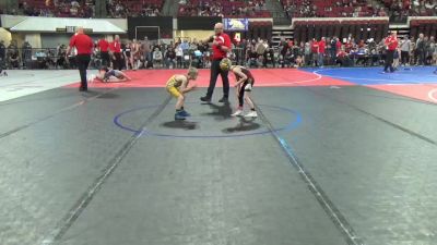 50 lbs Cons. Round 6 - Gradin Varner, Baker Wrestling Club vs Conan Duncan, Miles City Wrestling Club